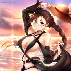 This is a pixiv picture whose title is 虞美人.