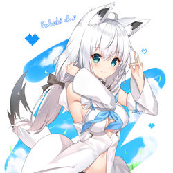 This is a pixiv picture whose title is こんこんきーつね！.