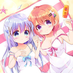 This is a pixiv picture whose title is 夏のココチノちゃん。.