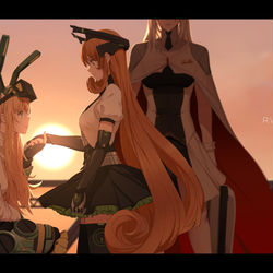 This is a pixiv picture whose title is Seeing you off.