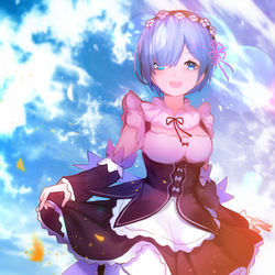 This is a pixiv picture whose title is レム.