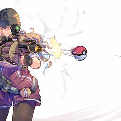 This is a pixiv picture whose title is ポケモンGO（課金装備.