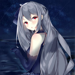 This is a pixiv picture whose title is 海边的小虎鲸.