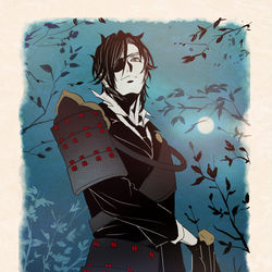 This is a pixiv picture whose title is 燭台切光忠.