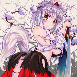 This is a pixiv picture whose title is ボロボロモミジ。.