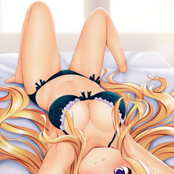 This is a pixiv picture whose title is 照れ顔カレンちゃんを激写.