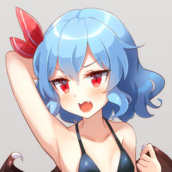 This is a pixiv picture whose title is 水着レミリア.