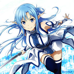 This is a pixiv picture whose title is アスナ.