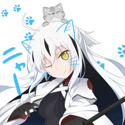 This is a pixiv picture whose title is 虎ではなく猫.