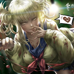 This is a pixiv picture whose title is Himiko Toga トガヒミコ.