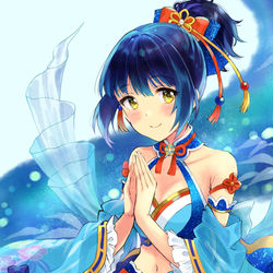 This is a pixiv picture whose title is 七夕の天女さま.
