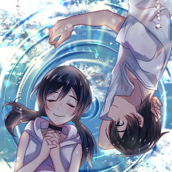 This is a pixiv picture whose title is 天気の子.
