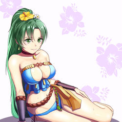This is a pixiv picture whose title is 水着リン.