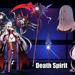 This is a pixiv picture whose title is DEATH SPIRIT亡魂.