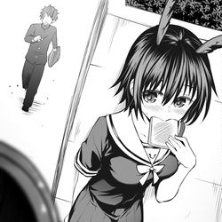 This is a pixiv picture whose title is FGO電撃アンソロ告知.