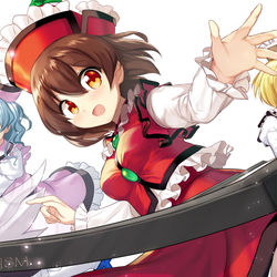 This is a pixiv picture whose title is 不思議の幻想郷.