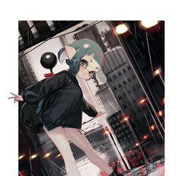 This is a pixiv picture whose title is いかちゃん.