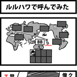 This is a pixiv picture whose title is ルルハワで呼んでみた.