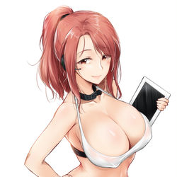 This is a pixiv picture whose title is 포니테일 포츈.