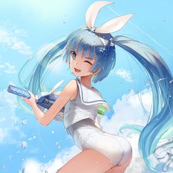 This is a pixiv picture whose title is 夏ニパ子.