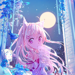 This is a pixiv picture whose title is 仕事繪-你所期望的未來.