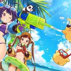 This is a pixiv picture whose title is A.L.I.B.summer!.