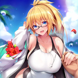 This is a pixiv picture whose title is 水着ジャンヌ.