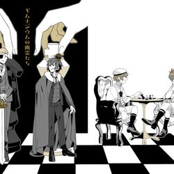 This is a pixiv picture whose title is 【7/21ミラフェス】新刊サンプル「ギムナジウムの幽霊たち」.