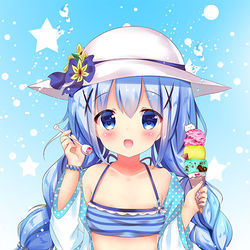 This is a pixiv picture whose title is ひとくち食べますか？.