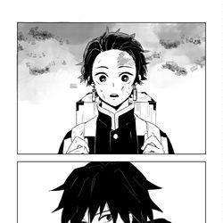 This is a pixiv picture whose title is この雨が通りすぎる頃には【義炭】.
