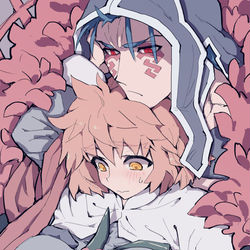 This is a pixiv picture whose title is オルタニキと女体化投影魔術.