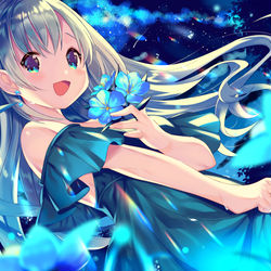 This is a pixiv picture whose title is 素敵な夜に.