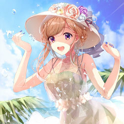 This is a pixiv picture whose title is 夏.