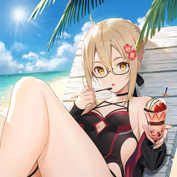 This is a pixiv picture whose title is Summerえっちゃん.