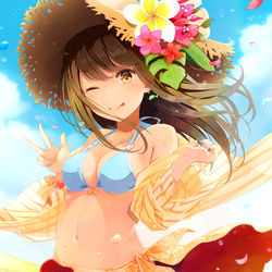 This is a pixiv picture whose title is 夏の私はかわいいんだぞ.