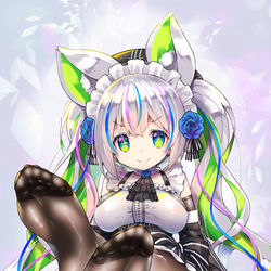 This is a pixiv picture whose title is 黒須とにゃ.