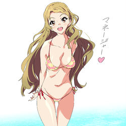 This is a pixiv picture whose title is 水着碧香さん.