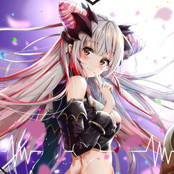 This is a pixiv picture whose title is 「秘密だよ...？」.