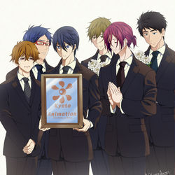 This is a pixiv picture whose title is Pray for KyoAni.