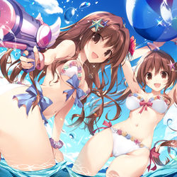 This is a pixiv picture whose title is summer mix!.
