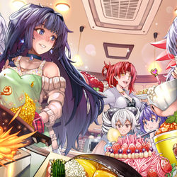 This is a pixiv picture whose title is Honkai Impact 3 "Party" Fan art.