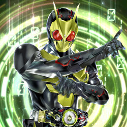 This is a pixiv picture whose title is 仮面ライダーゼロワン.