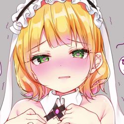This is a pixiv picture whose title is ほろよい接客シャロちゃん.