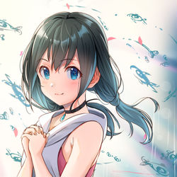 This is a pixiv picture whose title is 天気の子.