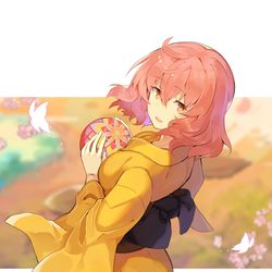 This is a pixiv picture whose title is きいろゆゆこ.