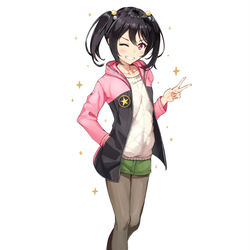 This is a pixiv picture whose title is HBD にこ！.