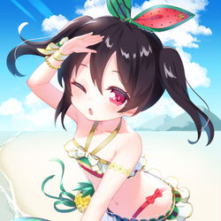 This is a pixiv picture whose title is にこ誕！！.