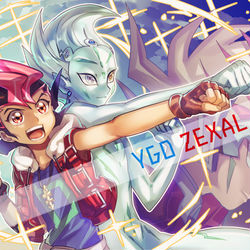 This is a pixiv picture whose title is ゼアルログ(腐向け).