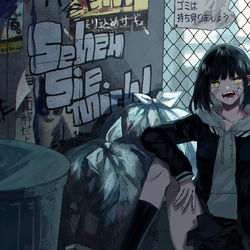 This is a pixiv picture whose title is ゴミ.