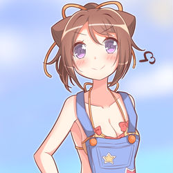 This is a pixiv picture whose title is 水着の香澄ちゃん.